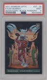 Kyler Murray from the 2021 Panini Donruss Optic set featuring a Black Pandora parallel graded by PSA and given an overall grade of 9.
