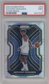 Anthony Edwards from the 2020-21 Panini Prizm set featuring a Hyper parallel graded by PSA and given an overall grade of 9.