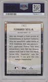 Fernando Tatis Jr. from the 2022 Topps  Series 1 set graded by PSA and given an overall grade of 9.