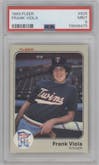 Frank Viola from the 1983 Fleer  set graded by PSA and given an overall grade of 9.