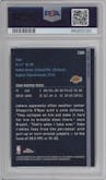 Kobe Bryant from the 2002-03 Topps Chrome set graded by PSA and given an overall grade of 10.