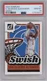Shai Gilgeous-Alexander from the 2024-25 Panini Donruss set graded by PSA and given an overall grade of 10.
