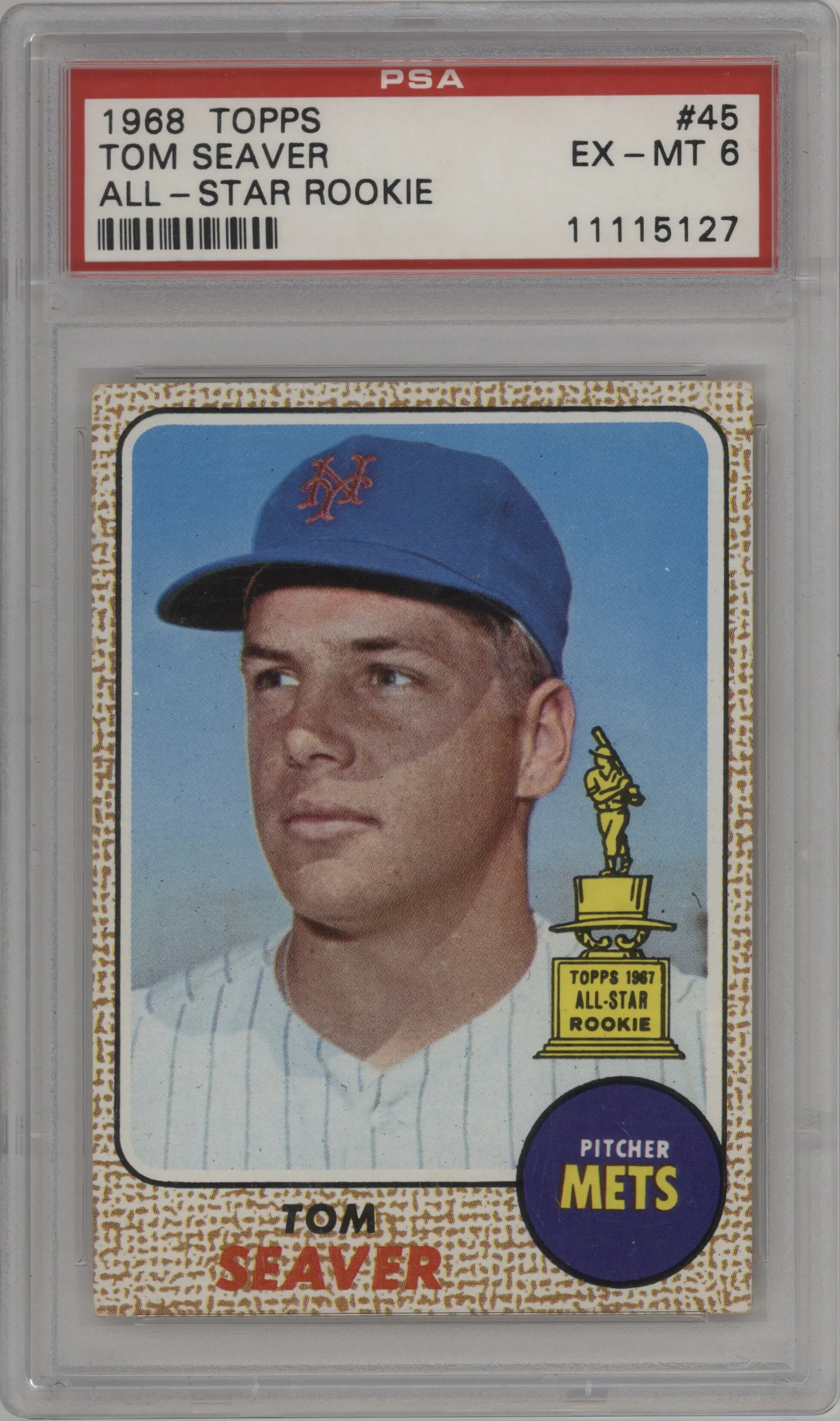 1968 Topps Tom Seaver #45 PSA 6