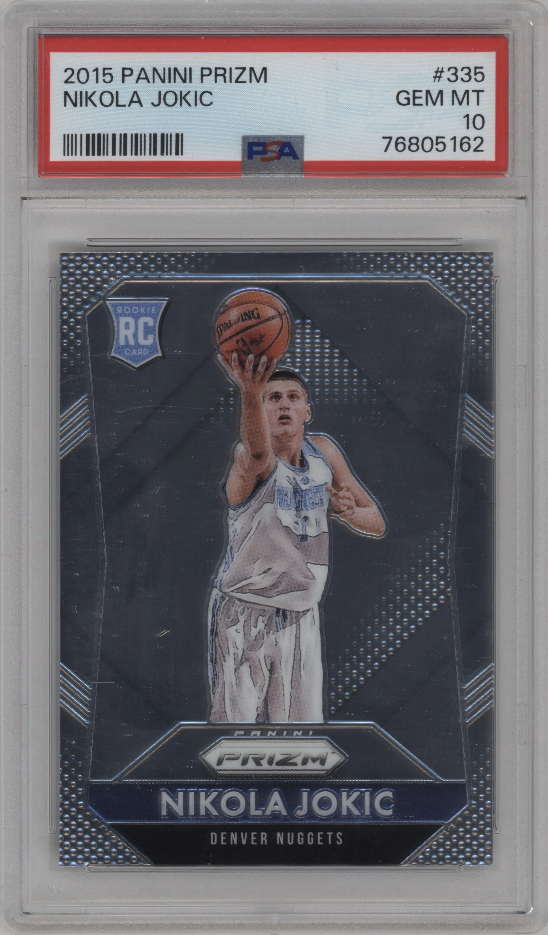 2015 Panini Prizm Nikola Jokic #335 PSA 10