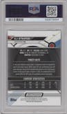 CJ Stroud from the 2023 Topps Composite set featuring a Blue Geometric parallel graded by PSA and given an overall grade of 10.