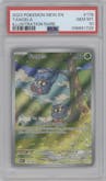 Tangela from the 2023 Pokemon SV set graded by PSA and given an overall grade of 10.