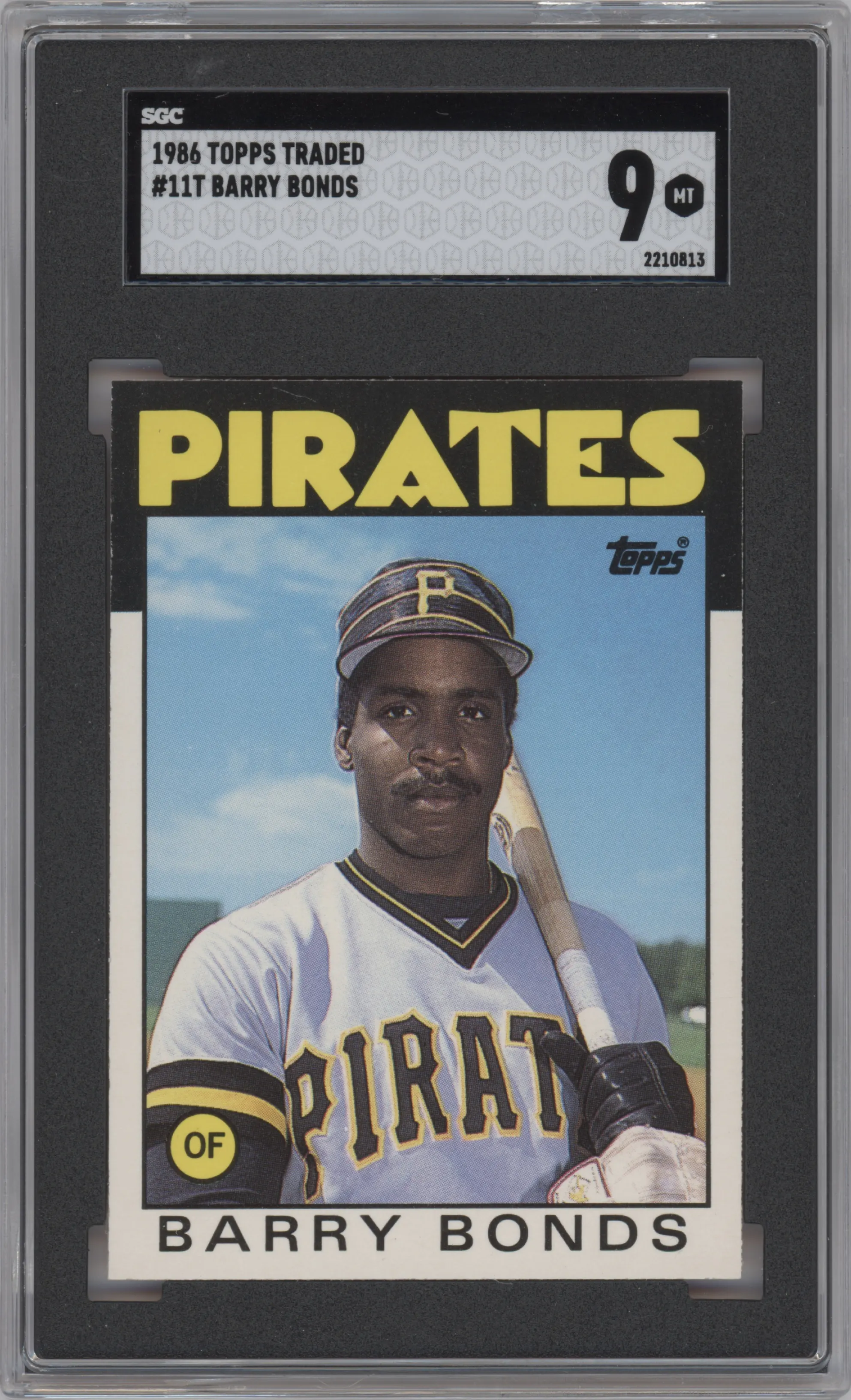 1986 Topps Traded Barry Bonds SGC 9