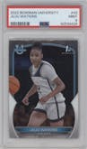 Juju Watkins from the 2022-23 Bowman University Chrome set graded by PSA and given an overall grade of 9.