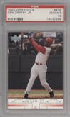 Ken Griffey Jr. from the 2002 Upper Deck  set graded by PSA and given an overall grade of 10.