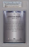 Christian Moore from the 2024 Bowman Draft set graded by Beckett and given an overall grade of 9.