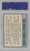 Curt Blefary/John Miller from the 1965 Topps set graded by PSA and given an overall grade of 8.
