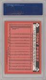 Tony Perez from the 1986 Topps set featuring a Tiffany parallel graded by PSA and given an overall grade of 10.