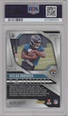 Keilan Robinson from the 2024 Panini Prizm set featuring a Choice Gold parallel graded by PSA and given an overall grade of 9.