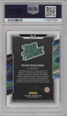 Paige Bueckers  from the 2024 Panini Prizm Draft Picks set featuring a Purple Ice parallel graded by PSA and given an overall grade of 9.