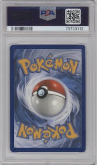 Lucario VStar from the 2023 Pokemon SWSH set featuring a Crown Zenith ETB parallel graded by PSA and given an overall grade of 10.