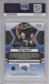 Franz Wagner from the 2021-22 Panini Mosaic  set featuring a Green Ice parallel graded by PSA and given an overall grade of 9.