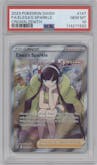 Elesa's Sparkle from the 2023 Pokemon SWSH set graded by PSA and given an overall grade of 10.