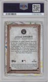 Jackson Chourio from the 2024 Bowman's Best set graded by PSA and given an overall grade of 10.