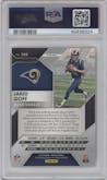 Jared Goff from the 2016 Panini Prizm set featuring a Prizm parallel graded by PSA and given an overall grade of 9.
