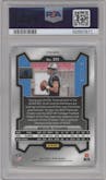 Bryce Young from the 2023 Panini Prizm set featuring a Blue Wave parallel graded by PSA and given an overall grade of 10.