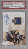 Eric Dickerson from the 2013 Panini National Treasures set graded by PSA and given an overall grade of 9.