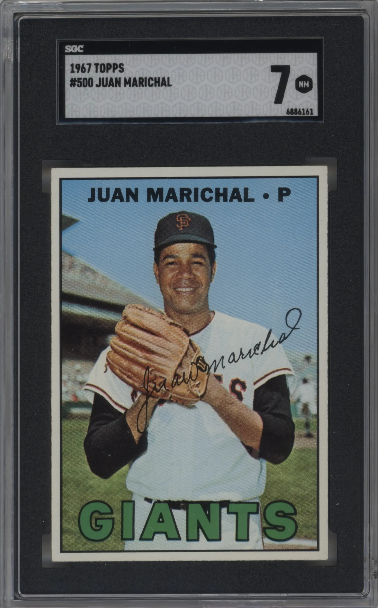 1967 Topps Juan Marichal #500 SGC 7