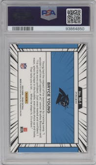 Bryce Young from the 2023 Panini Prizm set graded by PSA and given an overall grade of 10.