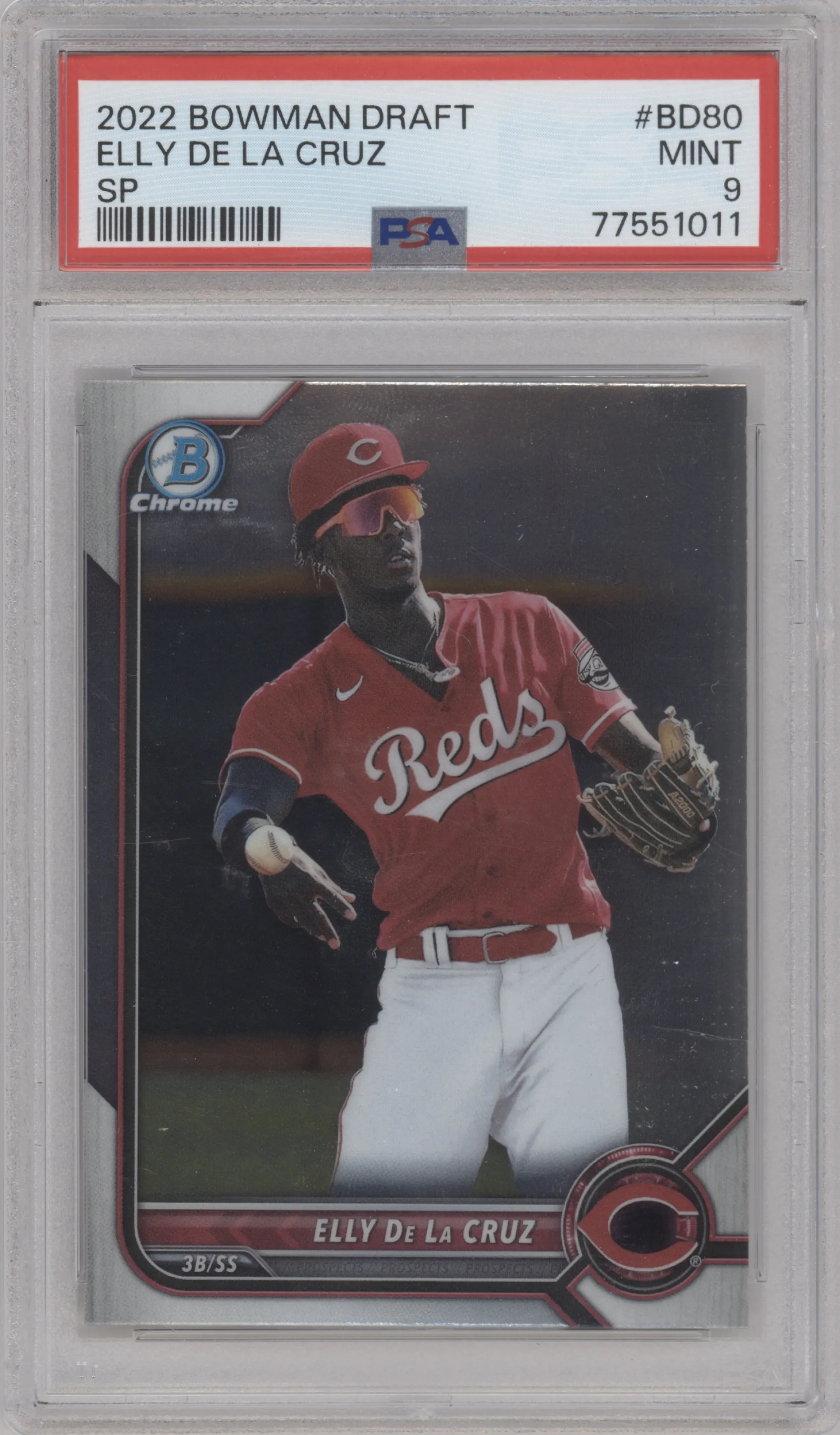 2022 Bowman Draft Variations Elly De La Cruz PSA 9