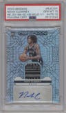 Noah Clowney from the 2023-24 Panini Obsidian set featuring a Electric Etch Vibrant Mojo parallel graded by PSA and given an overall grade of 10.
