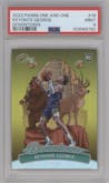 Keyonte George from the 2023-24 Panini One and One set graded by PSA and given an overall grade of 9.