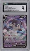 Indeedee V from the 2020 Pokemon SWSH set graded by CSG and given an overall grade of 9.