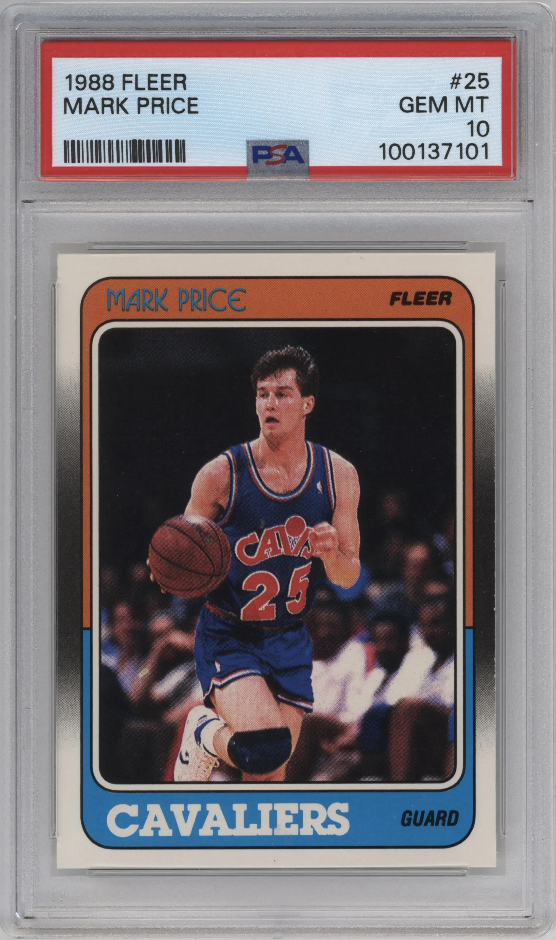 1988 Fleer Mark Price #25 PSA 10