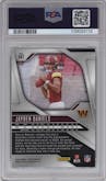 Jayden Daniels from the 2024 Panini Prizm set graded by PSA and given an overall grade of 10.