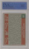 Tom Brewer/Dave Sisler from the 1959 Topps set graded by PSA and given an overall grade of 8.