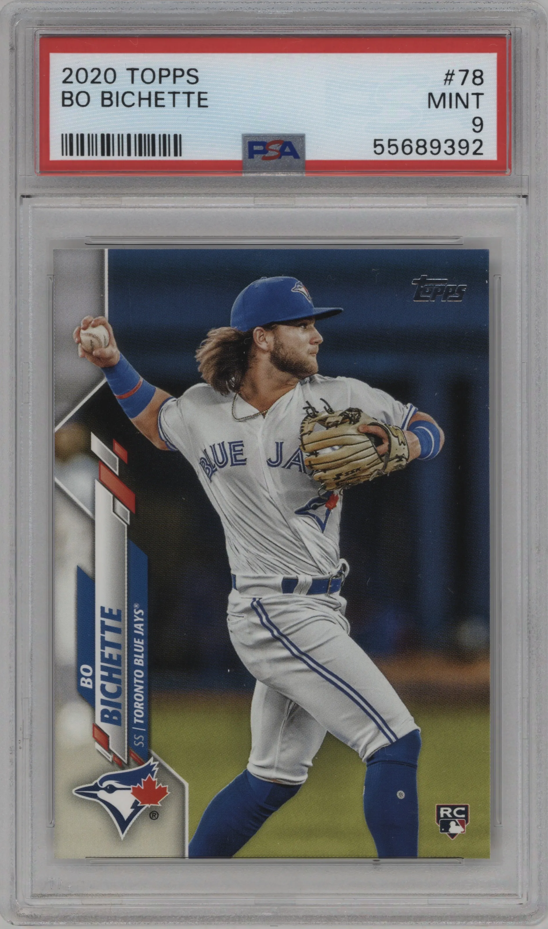 2020 Topps Series 1 Bo Bichette PSA 9