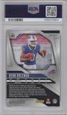 Keon Coleman from the 2024 Panini Prizm set featuring a No Huddle parallel graded by PSA and given an overall grade of 10.