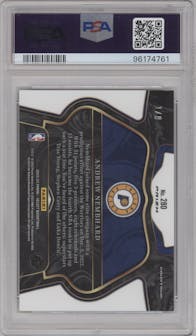 Andrew Nembhard from the 2022-23 Panini Select set featuring a Lucky Envelopes parallel graded by PSA and given an overall grade of 9.