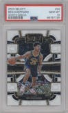 Ben Sheppard from the 2023-24 Panini Select  set featuring a Disco White parallel graded by PSA and given an overall grade of 10.