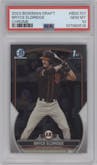 Bryce Eldridge from the 2023 Bowman Draft set graded by PSA and given an overall grade of 10.