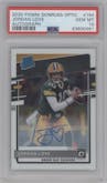 Jordan Love from the 2020 Panini Donruss Optic set graded by PSA and given an overall grade of 10.