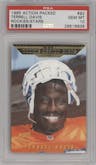 Terrell Davis from the 1995 Action Packed Rookies & Stars set graded by PSA and given an overall grade of 10.