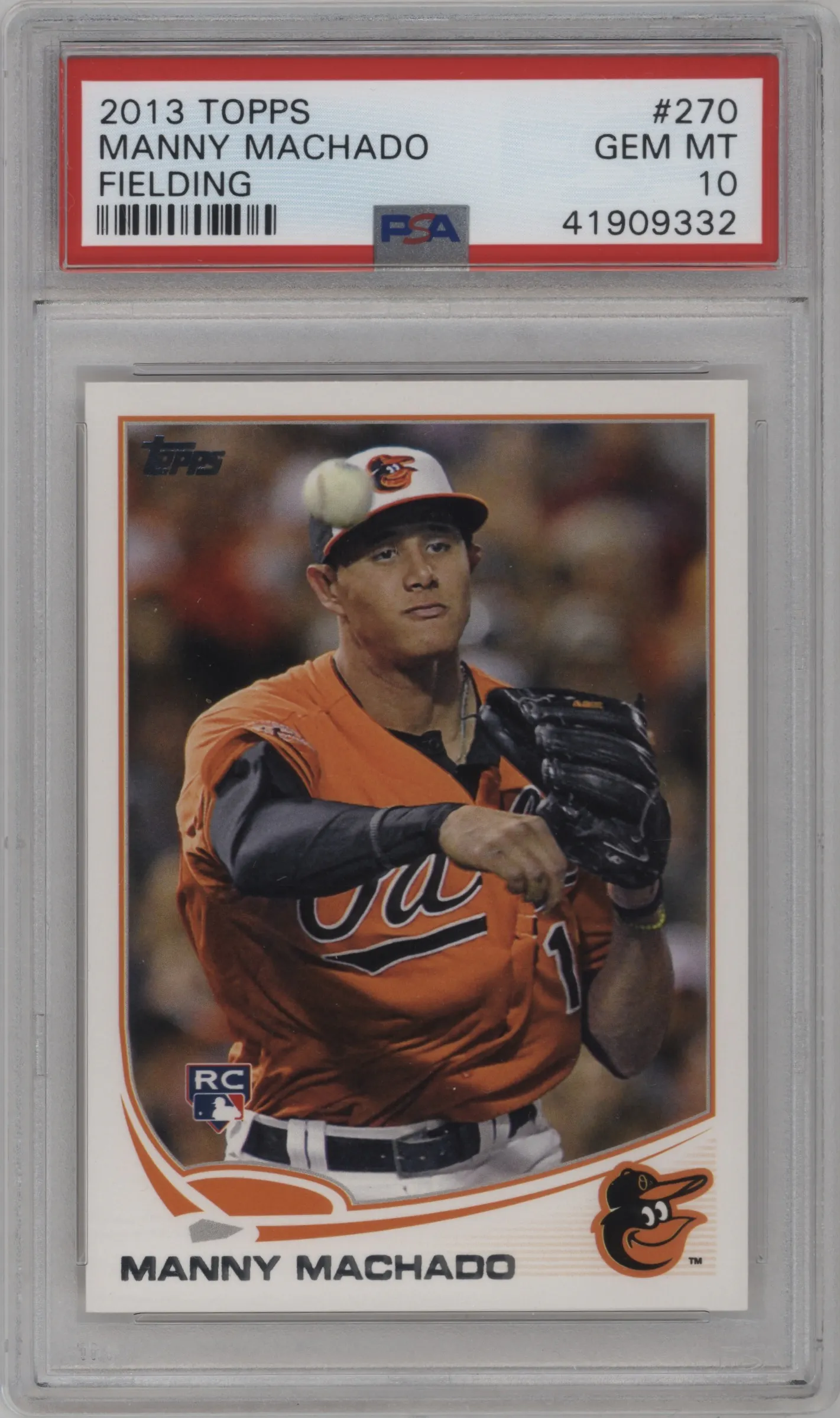 2013 Topps Manny Machado PSA 10