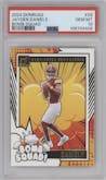 Jayden Daniels from the 2024 Donruss set graded by PSA and given an overall grade of 10.