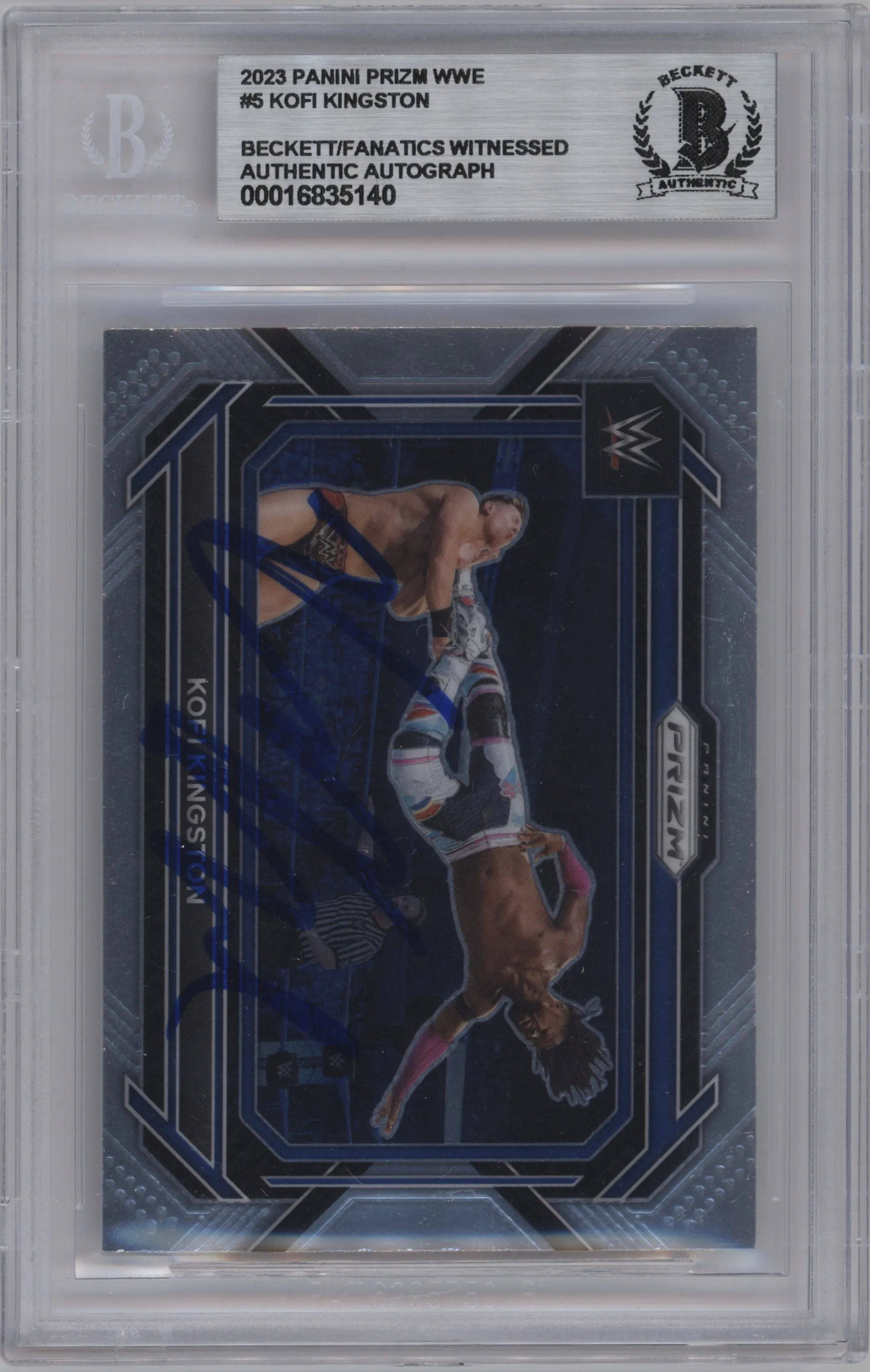 2023 Panini Prizm WWE Kofi Kingston BGS AUTHENTIC BGS