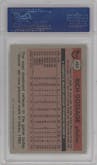 Rich Gossage from the 1981 Topps set graded by PSA and given an overall grade of 9.