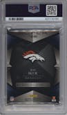 Bo Nix from the 2024 Panini Black set graded by PSA and given an overall grade of 9.