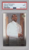 LeBron James from the 2003-04 Upper Deck LeBron James  set graded by PSA and given an overall grade of 9.