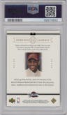 LeBron James from the 2003-04 Upper Deck LeBron James  set graded by PSA and given an overall grade of 9.