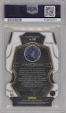 Anthony Edwards from the 2022-23 Panini Select set featuring a Die-Cut Green parallel graded by PSA and given an overall grade of 10.