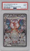 Charizard ex from the 2023 Pokemon SV set graded by PSA and given an overall grade of 9.